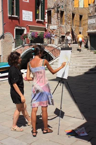 Drawing and painting lessons in Venice, Italy